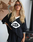 Luna Lane The GRLS Long Sleeve Black