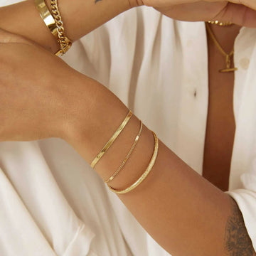 Arms of Eve Willa Chain Bracelet Gold