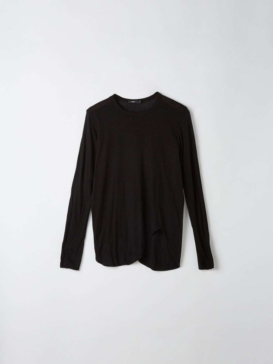 Bassike Regular Scoop Hem Long Sleeve