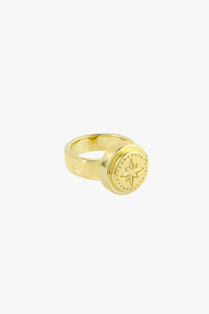 Wildthings Wander Pinky Ring Gold Plated