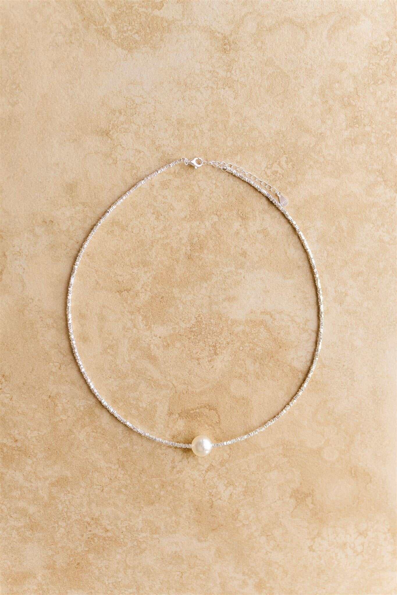 Indigo and Wolfe Aloha Necklace Silver