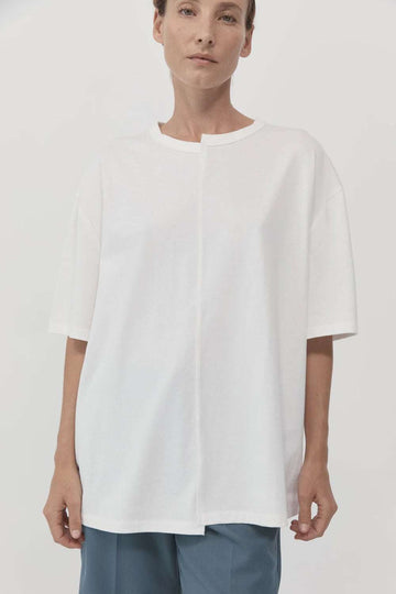 St. Agni Deconstructed T Shirt White