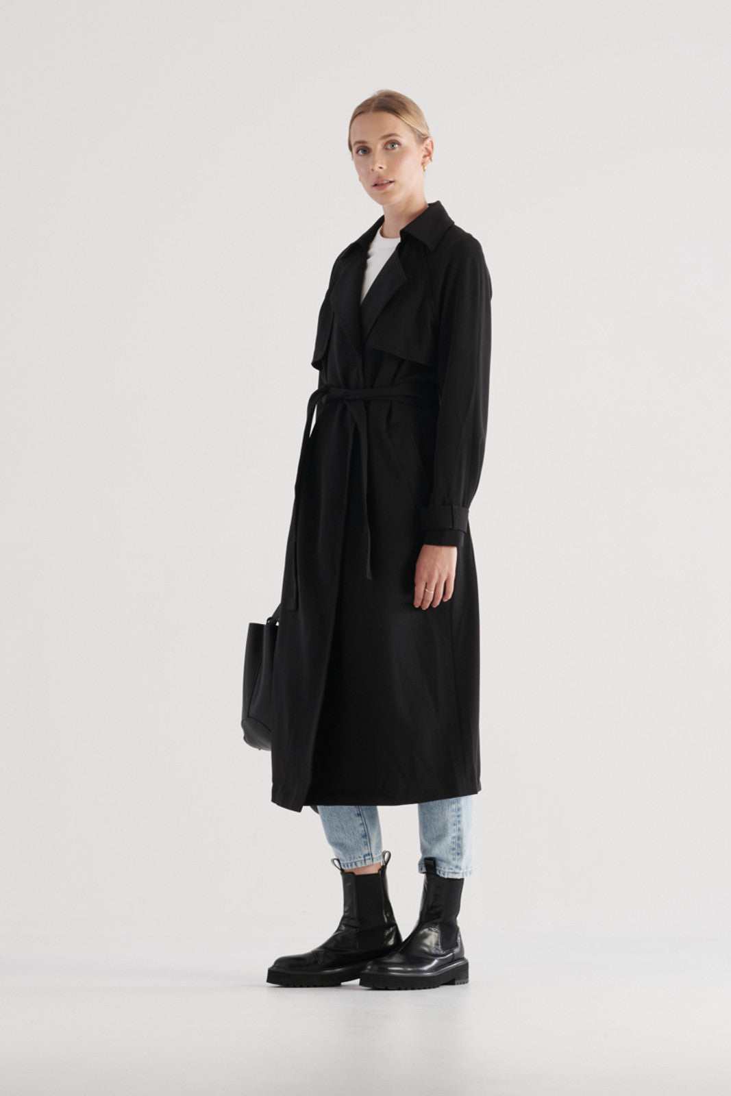 Elka Collective Studio Trench Black
