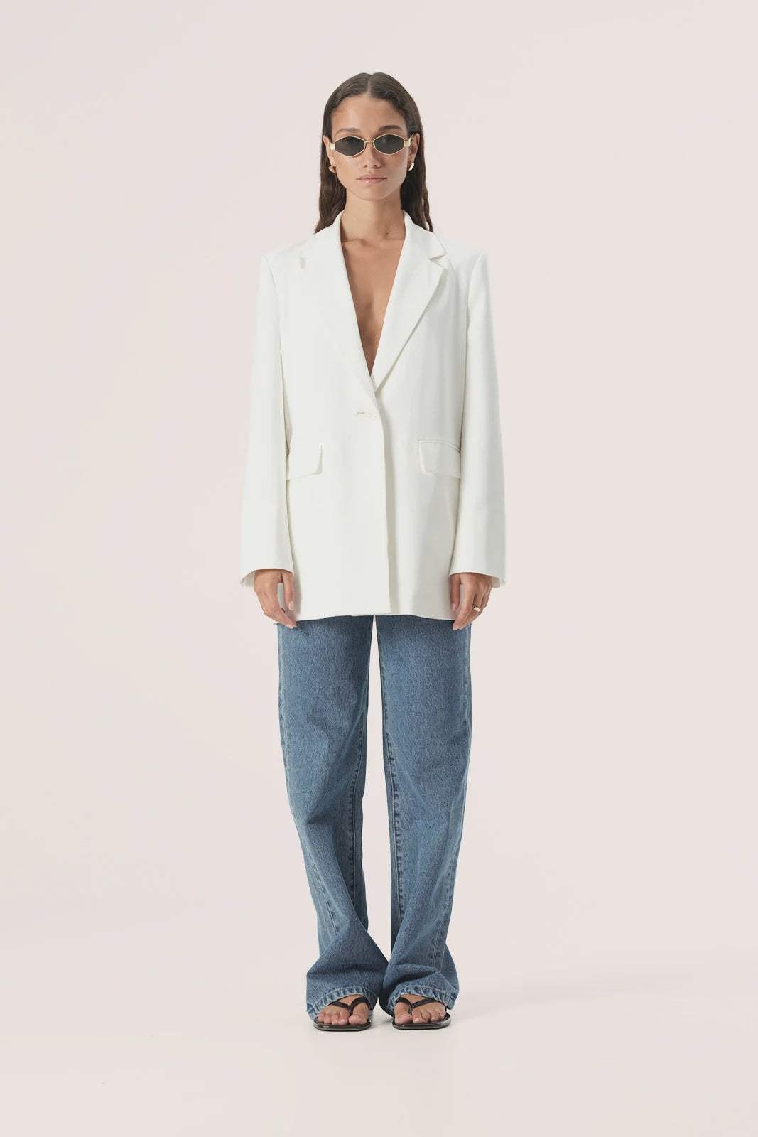 Elka Collective Juku Blazer White