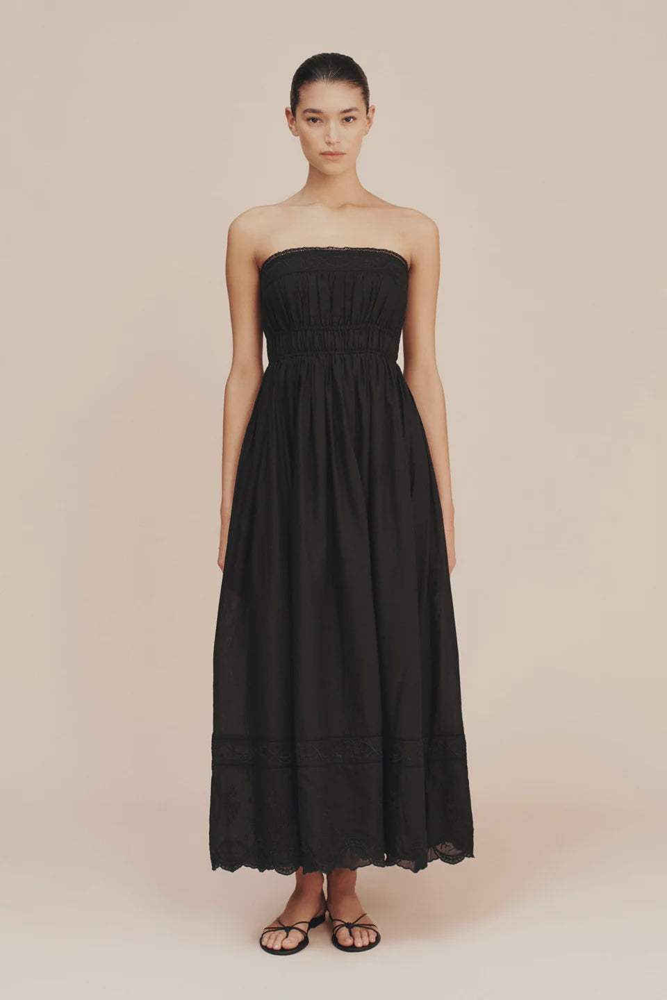 Posse Mylah Strapless Dress Black