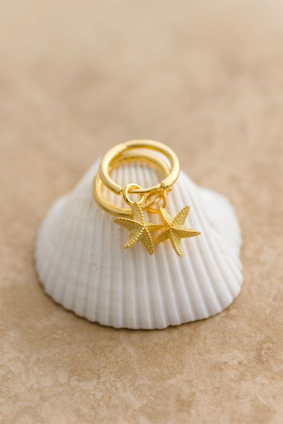 Wolfe Starfish Earrings