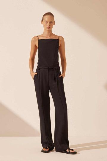 Shona Joy Vento Mid Rise Pant Black