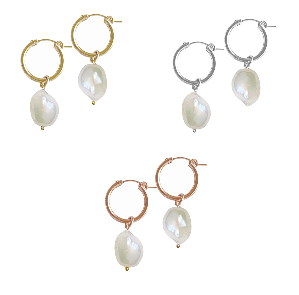 Misuzi Baroque Pearl Drop Earring