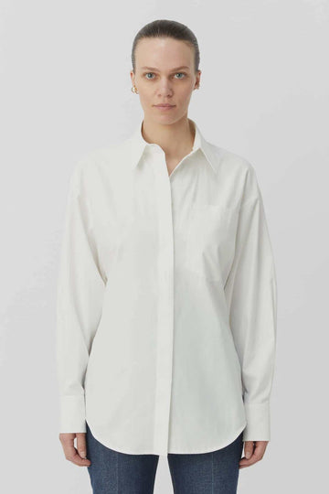 Camilla and Marc Lori Fitted Shirt Soft White