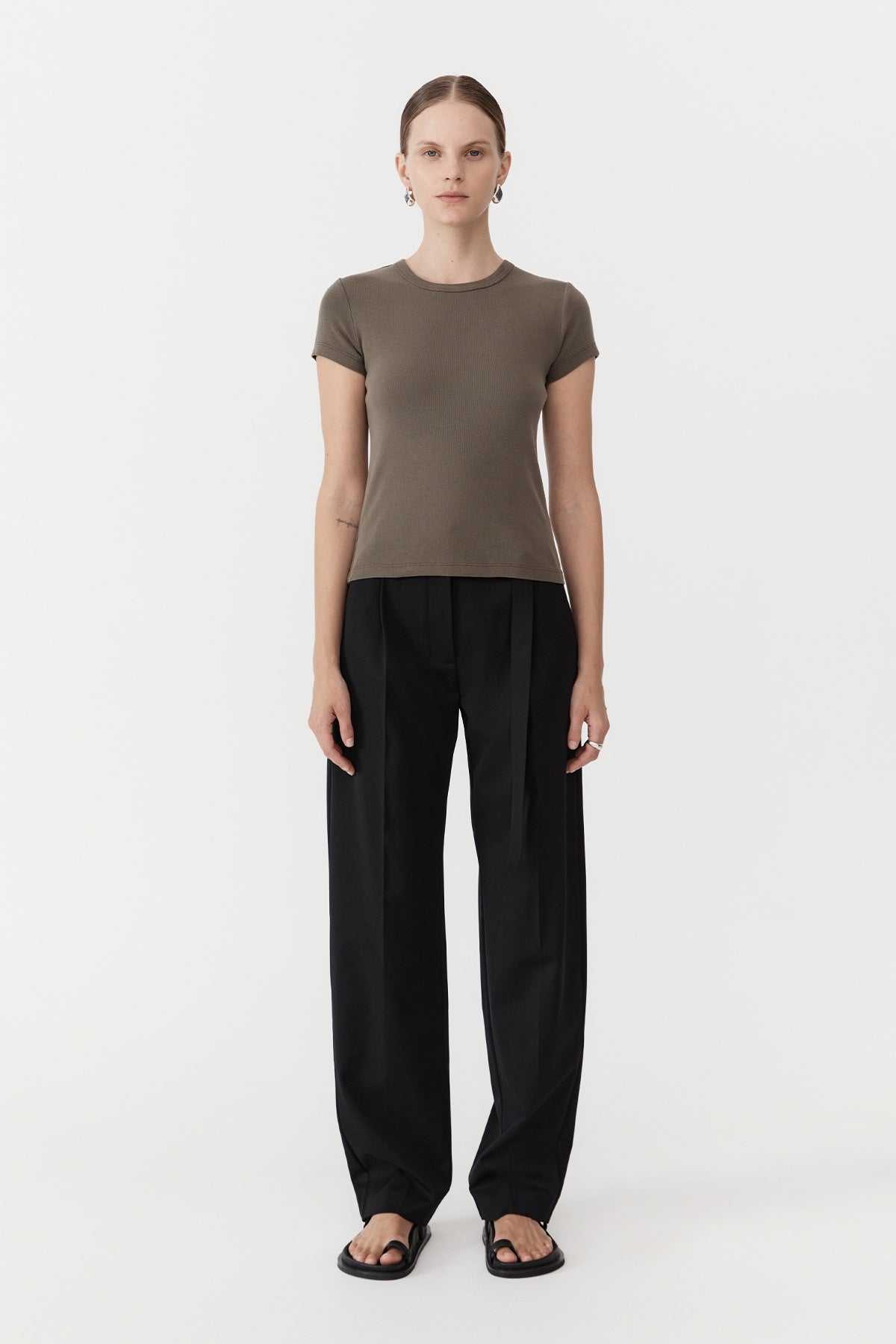 Agni Organic Cotton Baby Tee Kelp