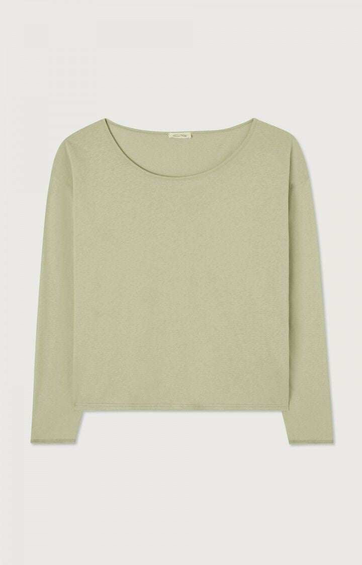 American Vintage Aksun Boat Collar Long Sleeve T/Shirt Clay