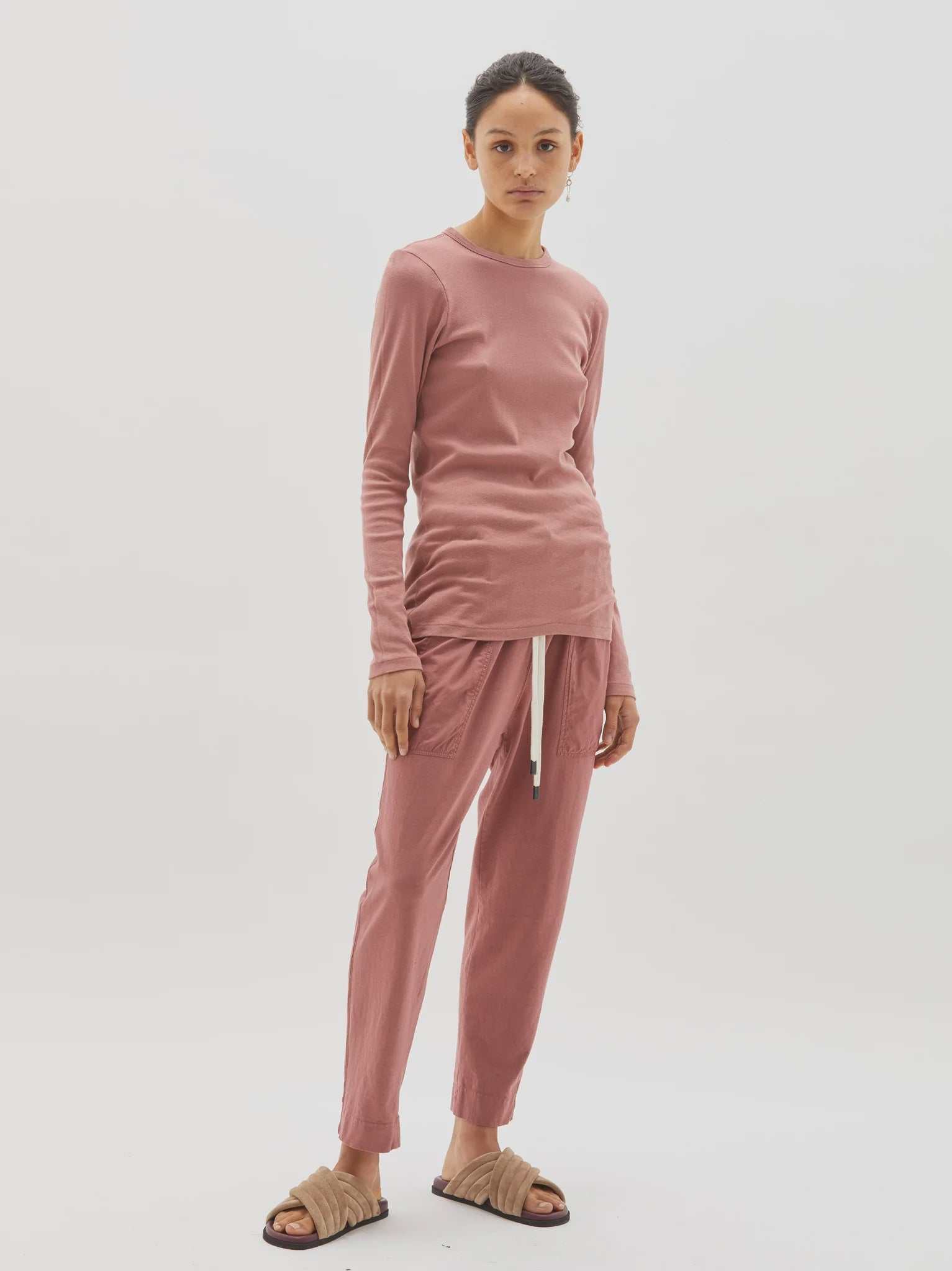 Bassike Superfine Rib Long Sleeve