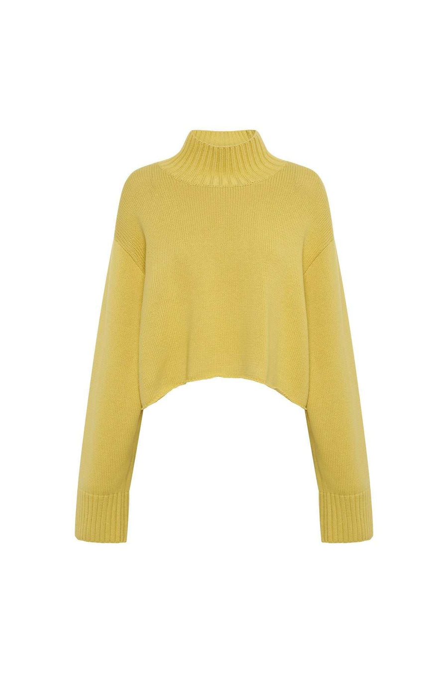 Marc Aleksy Turtleneck Knit Egg Nog