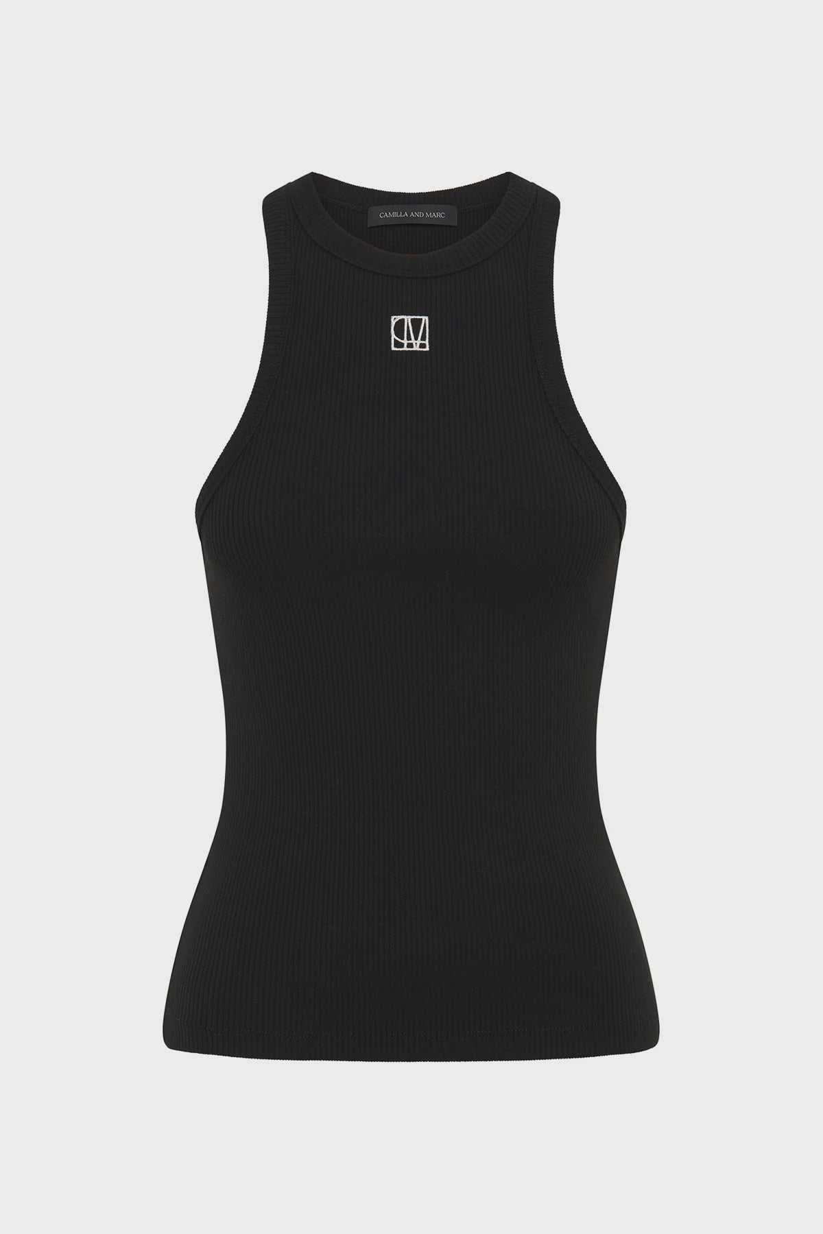 Camilla and Marc Nora Rib Top Black