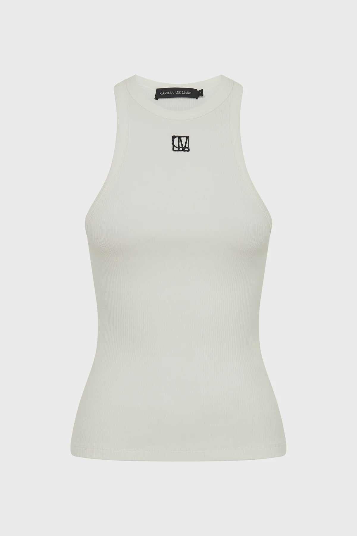 Camilla and Marc Nora Rib Top Soft White