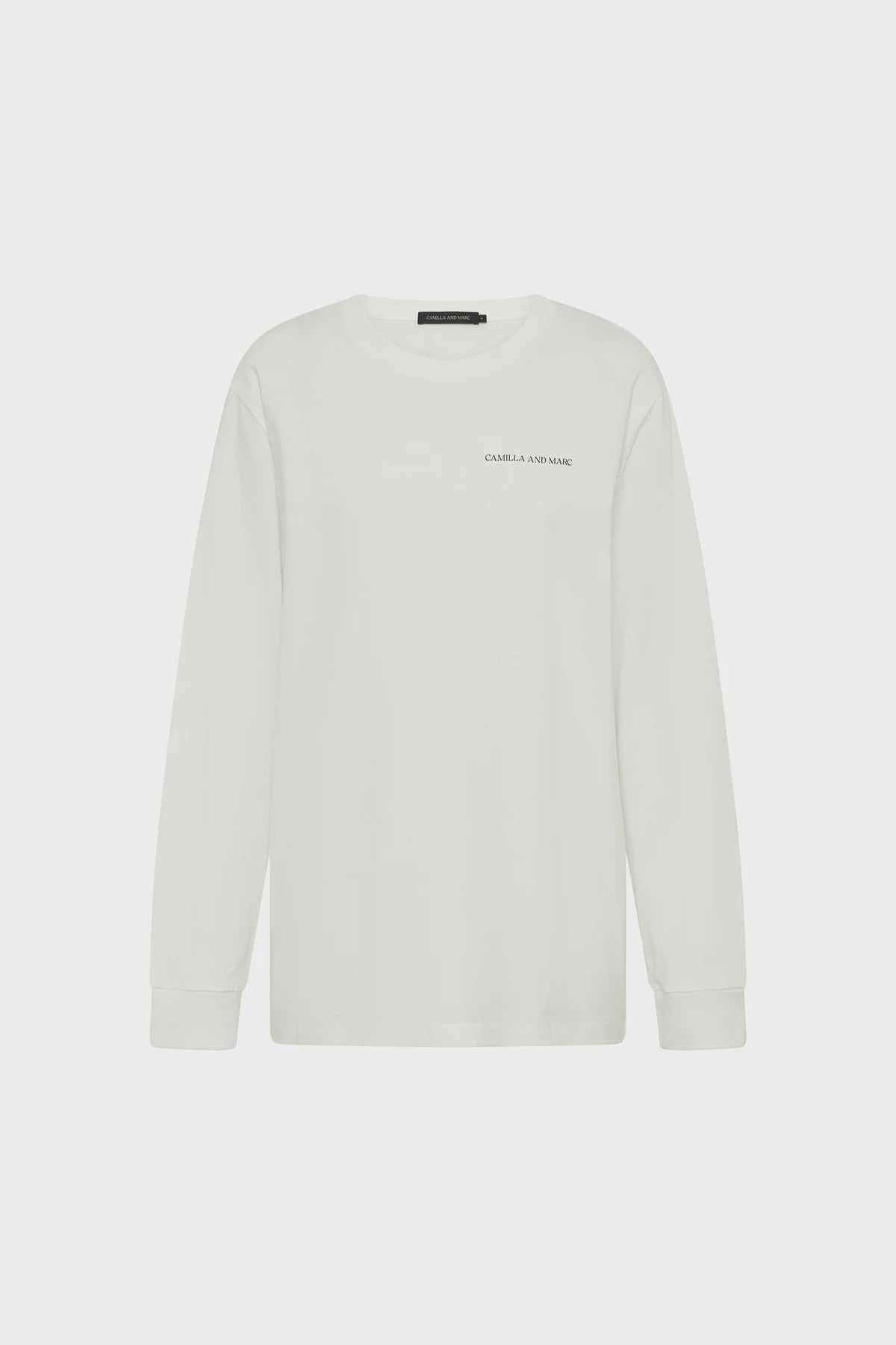 Camilla and Marc Pierre Long Sleeve Top Soft White