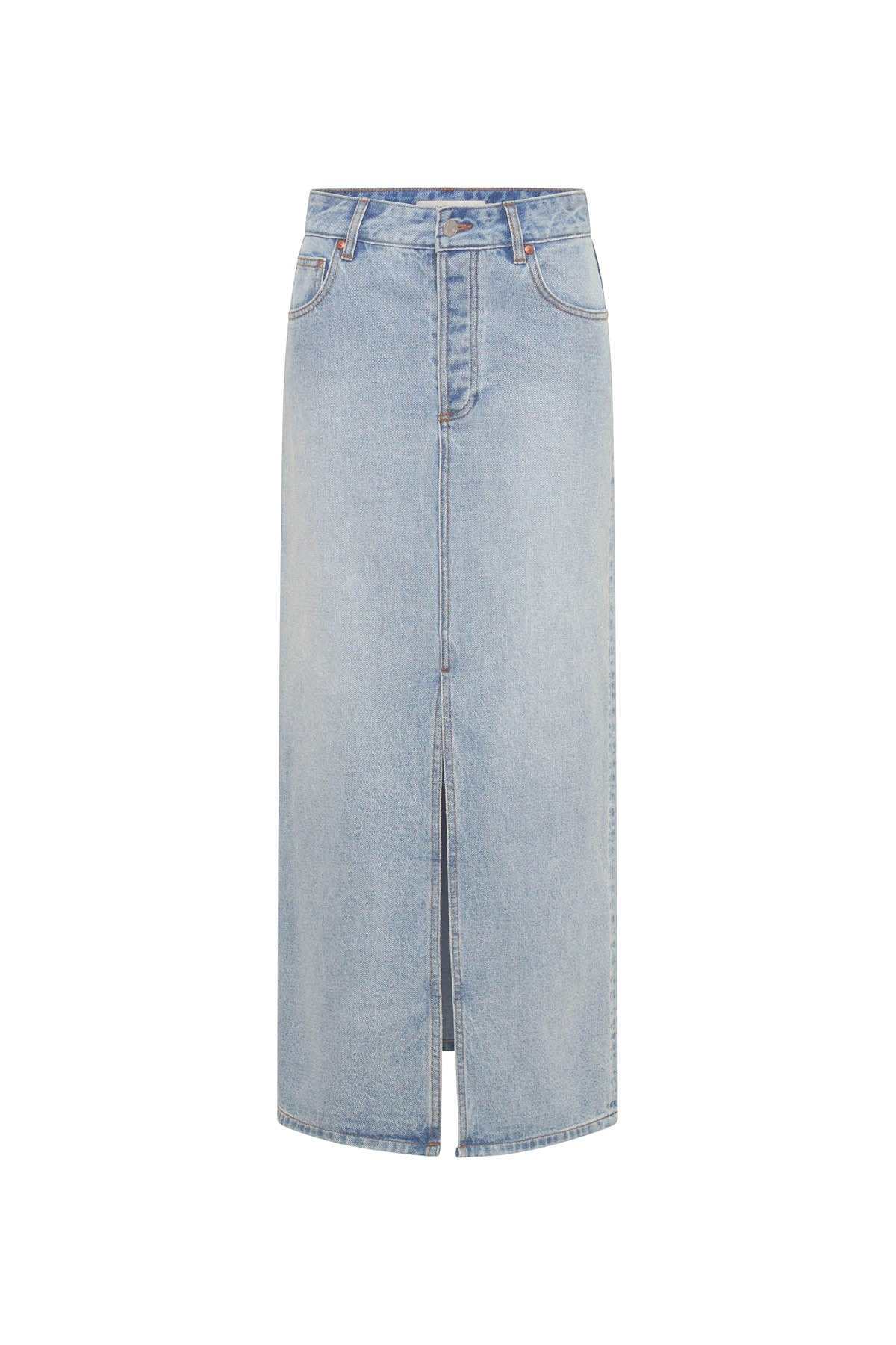 Camilla and Marc Phoebe Maxi Skirt Washed Blue