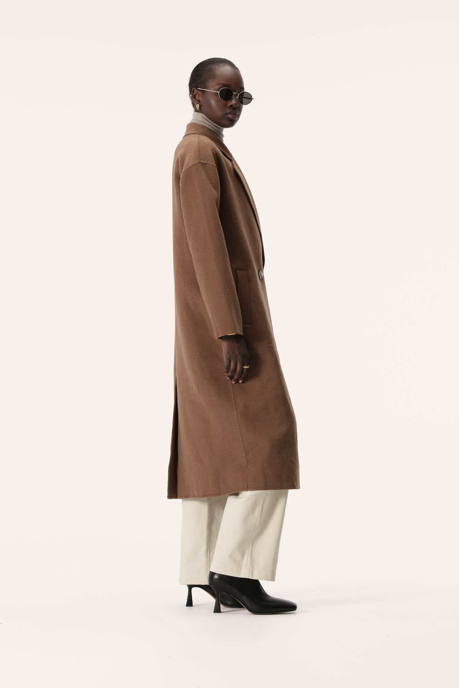 Elka Collective Walnut Emiliano Coat.