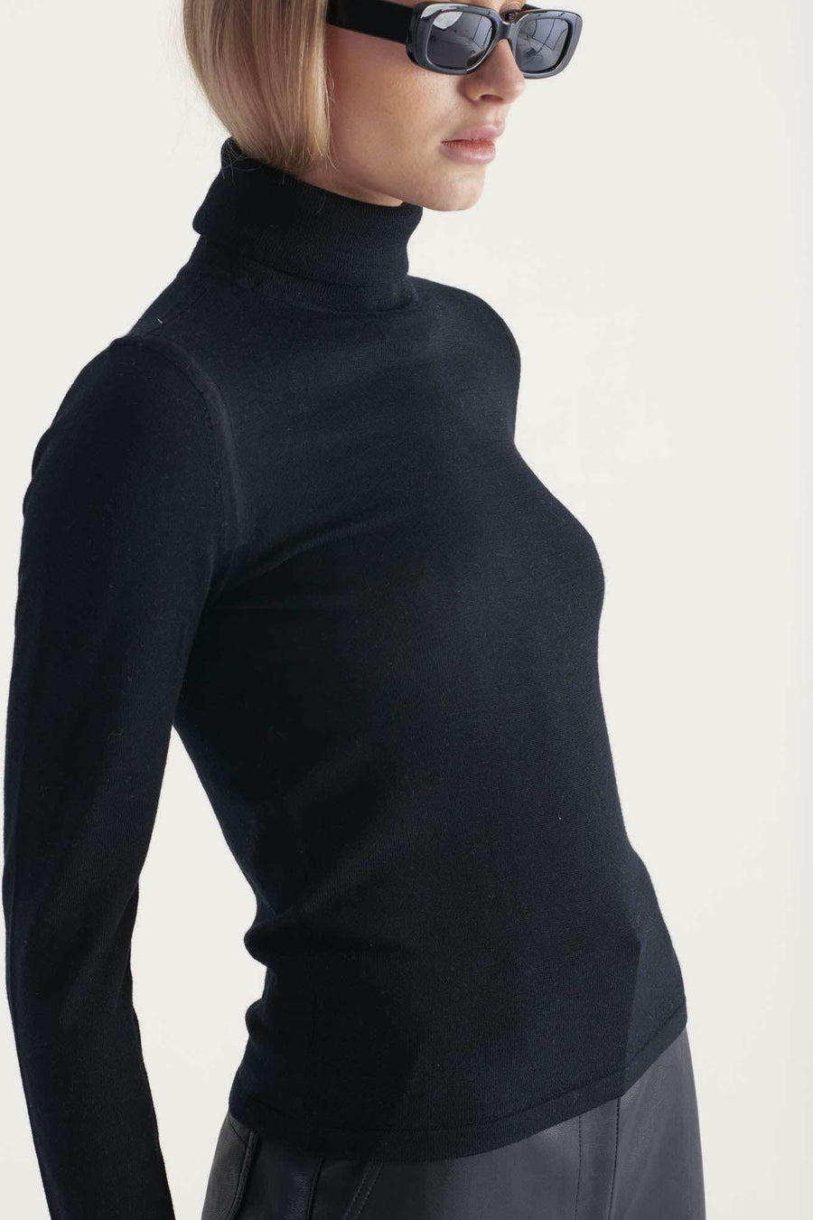 Elka Collective Black Santana Knit Top