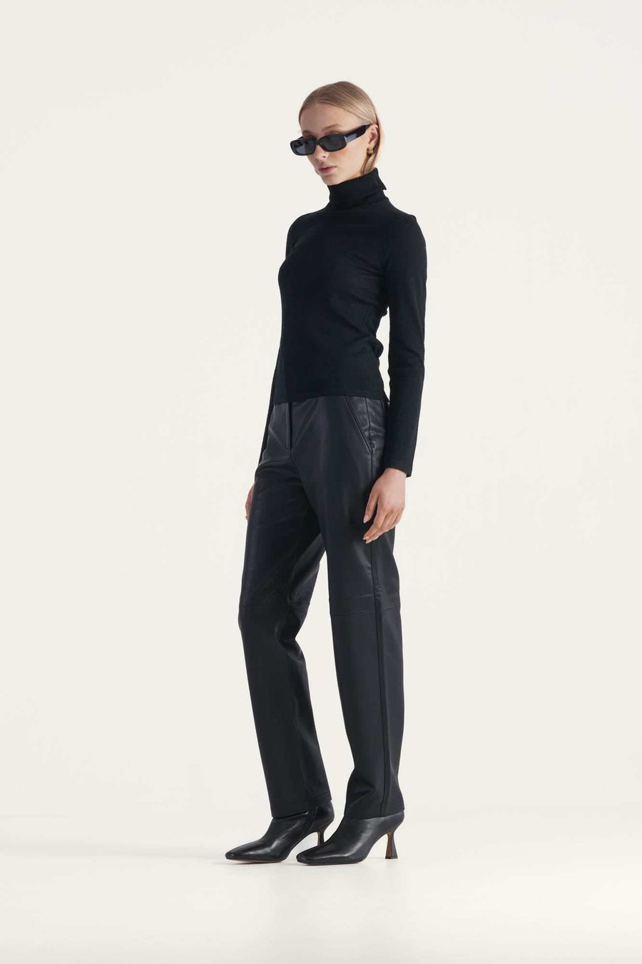 Elka Collective Black Santana Knit Top