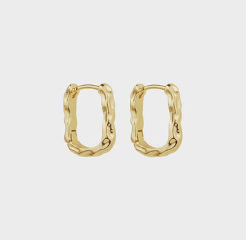 Misuzi Elsa Hoop Gold Vermeil