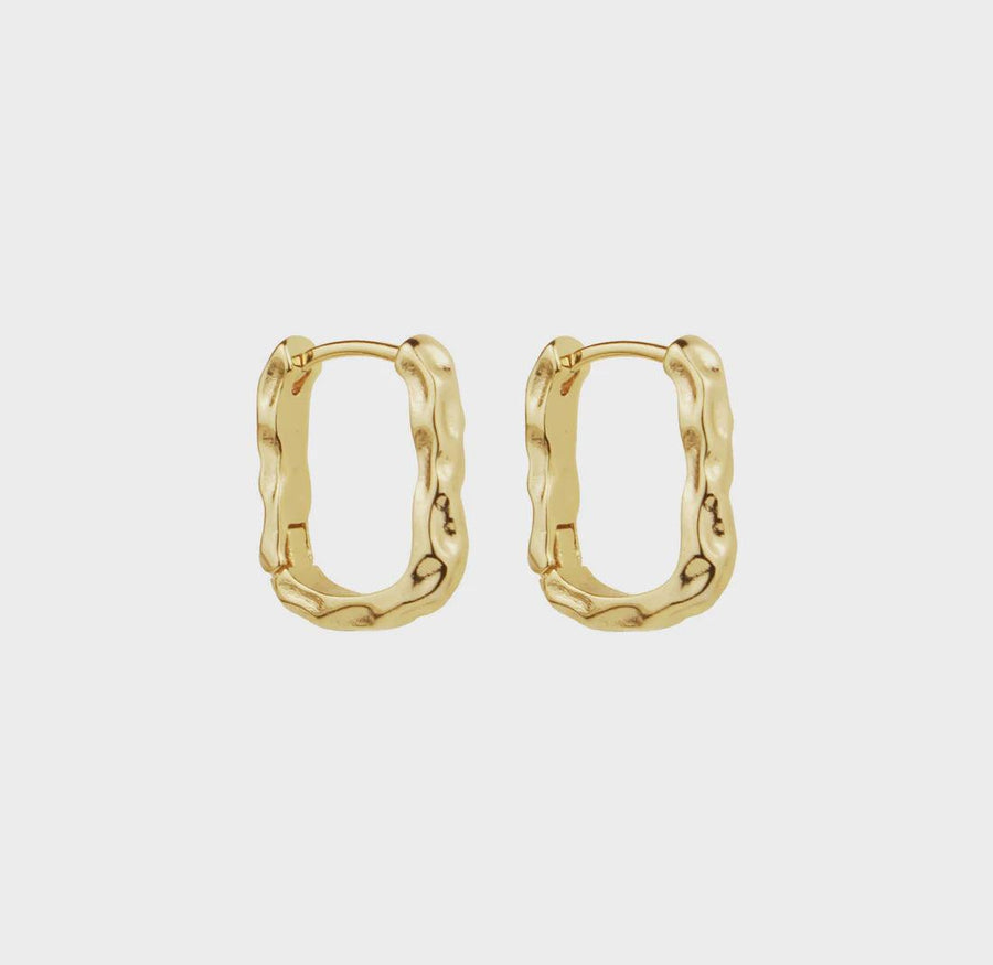 Misuzi Elsa Hoop Gold Vermeil