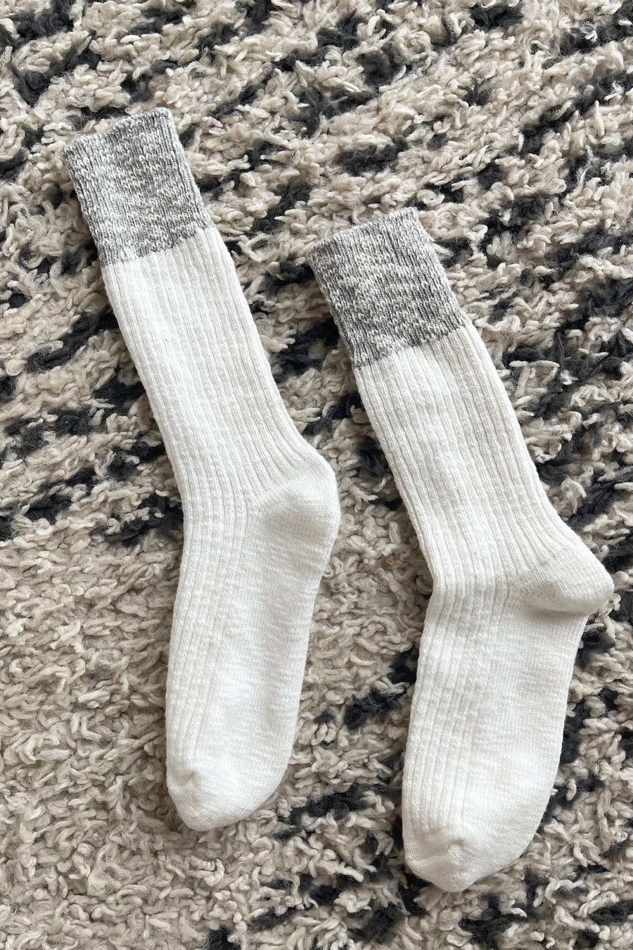 Le Bon Shoppe Cottage Socks White Linen