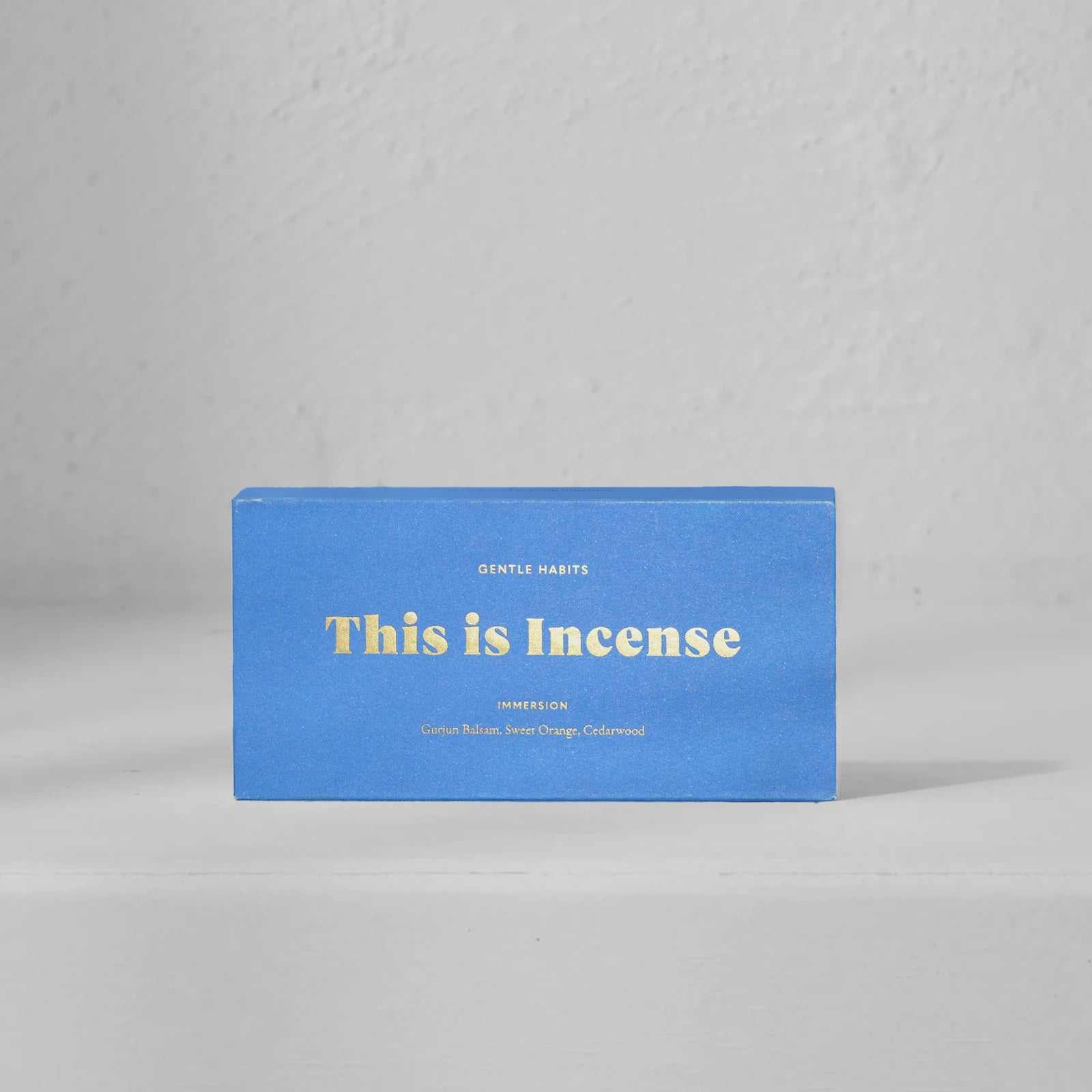 Gentle Habits This Is Incense Immersion