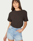 Rollas Tomboy Tee Vintage Black