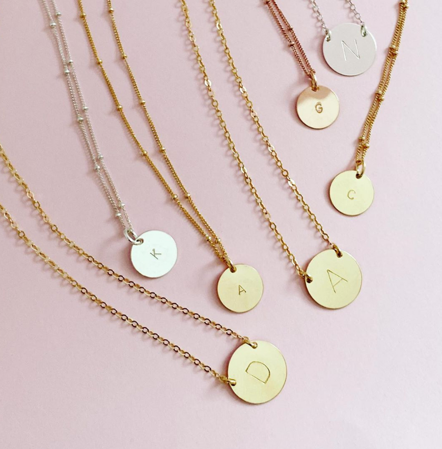 Misuzi Chloe Initial Necklace