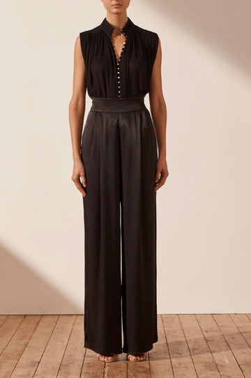 Shona Joy Angelica Tuxedo Trouser Black