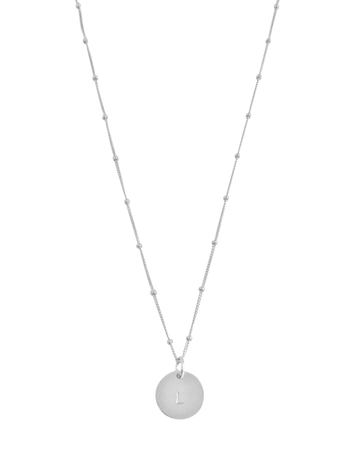 Misuzi Aria Classic Initial Necklace.
