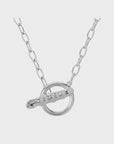 Murkani Nostalgic Fob Necklace Sterling Silver