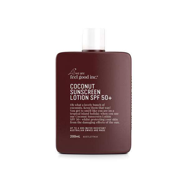 Feel Good Coconut Sunscreen SPF 50+ 200ml