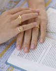 Wildthings Wander Pinky Ring Gold Plated