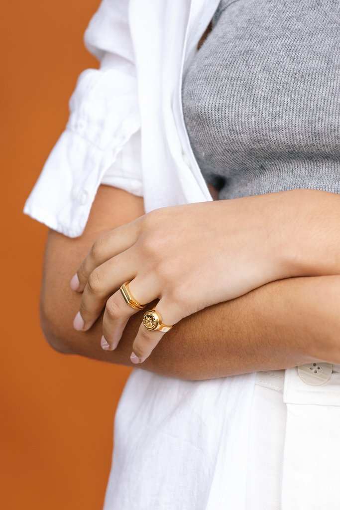 Wildthings Wander Pinky Ring Gold Plated