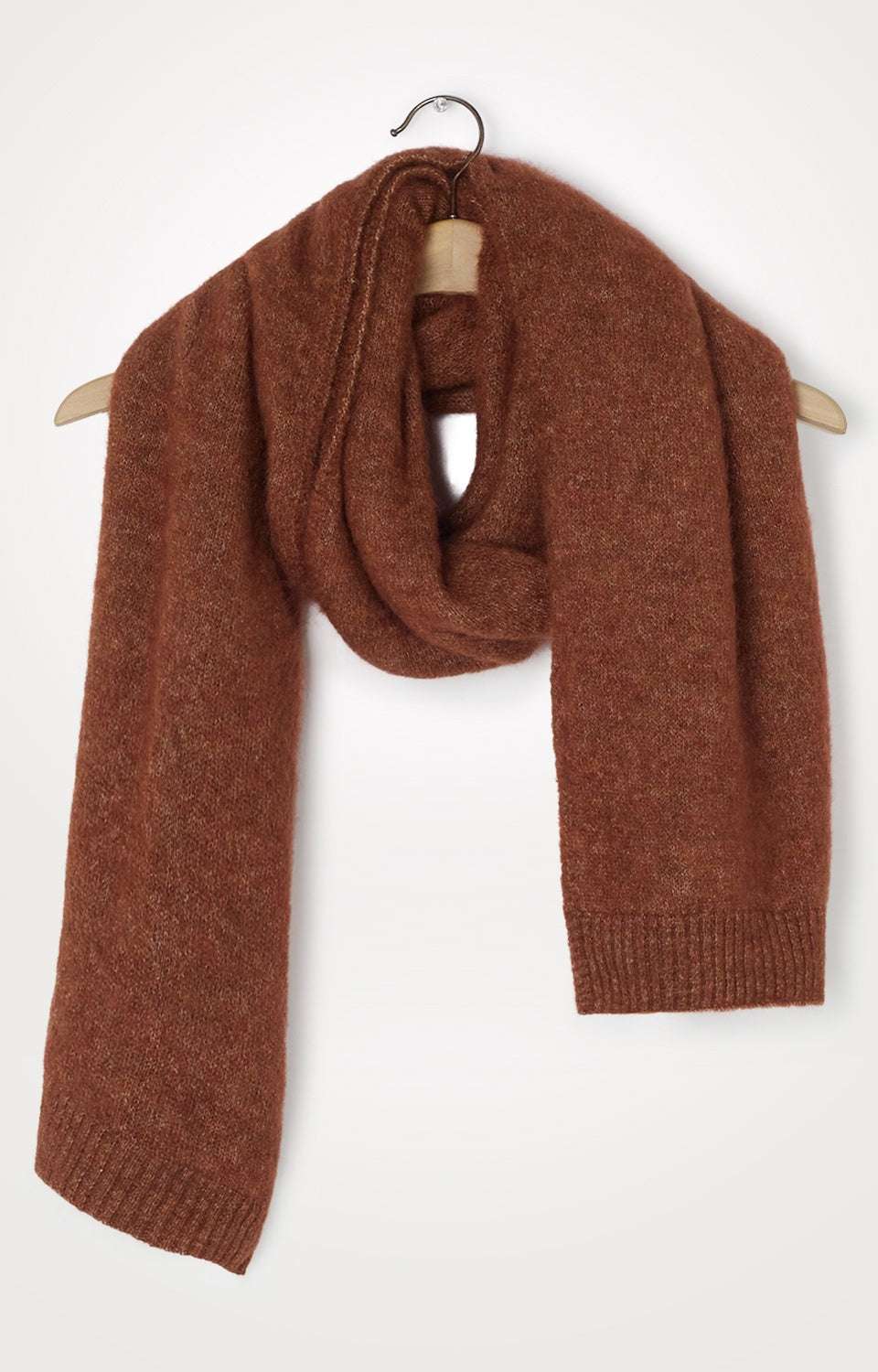 American Vintage Zabidoo Scarf Auburn Melange