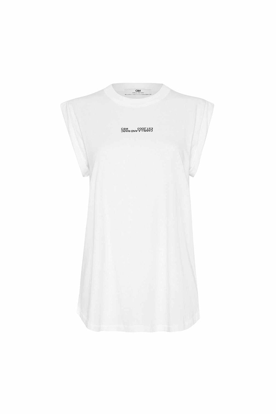 Marc Cadiz Logo Tank White