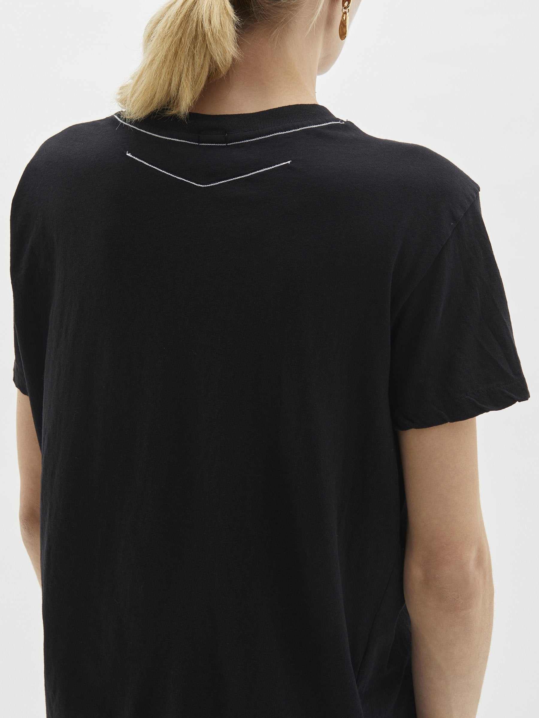 Bassike Slim Heritage Short Sleeve T/Shirt Black