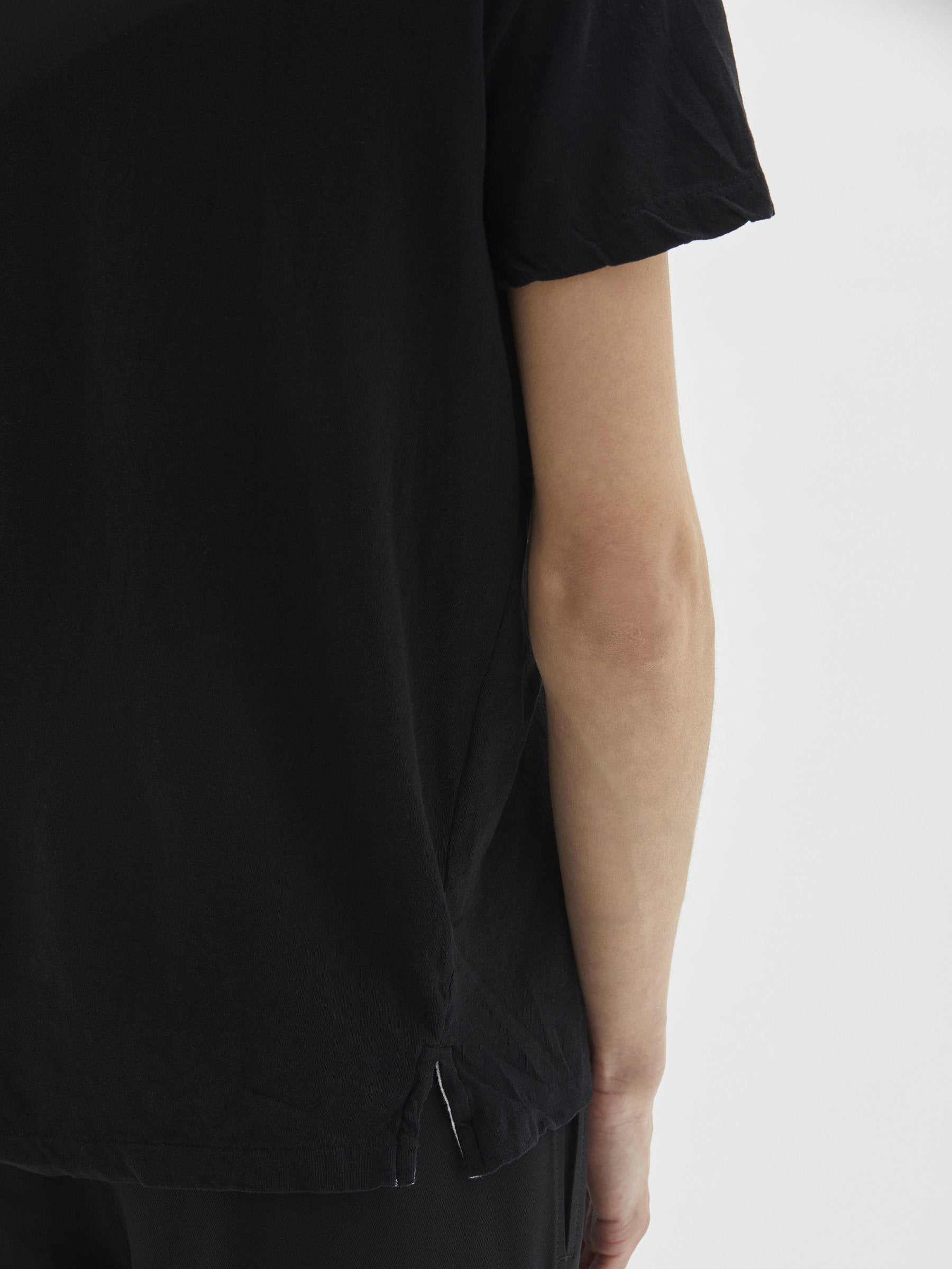 Bassike Slim Heritage Short Sleeve T/Shirt Black