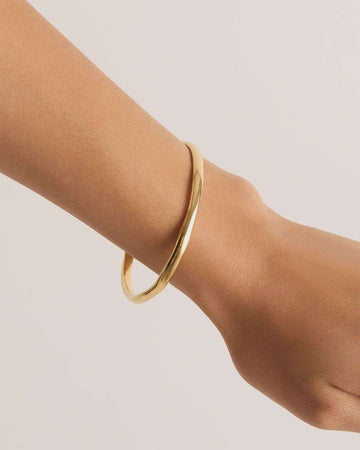 Charlotte 18k Gold Vermeil Lover Bangle
