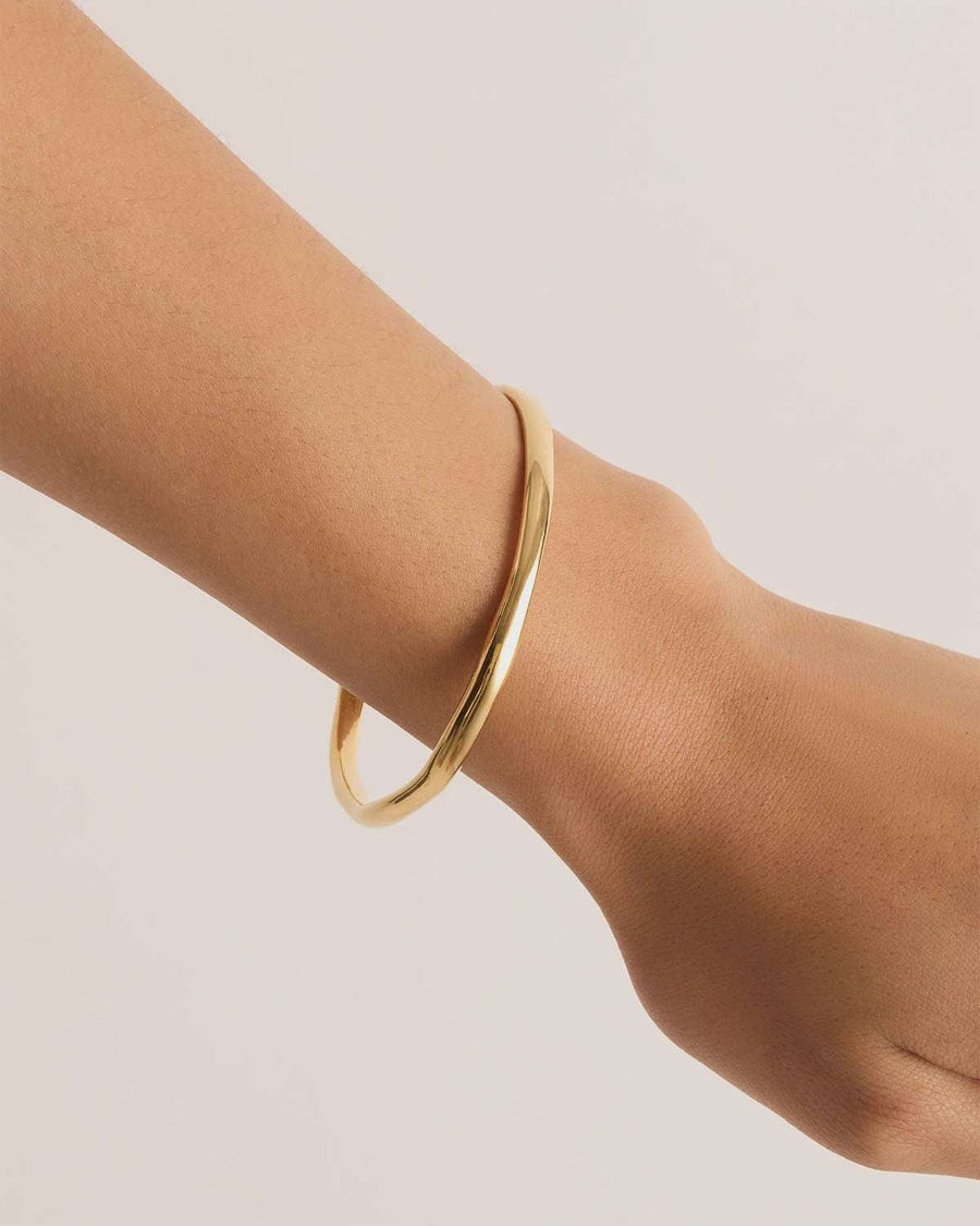 Charlotte 18k Gold Vermeil Lover Bangle