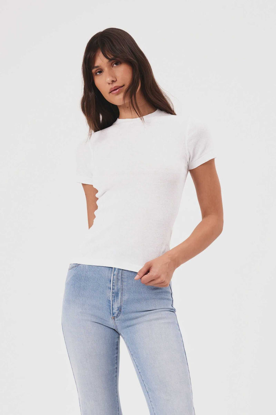 Rollas Classic Tee Vintage White