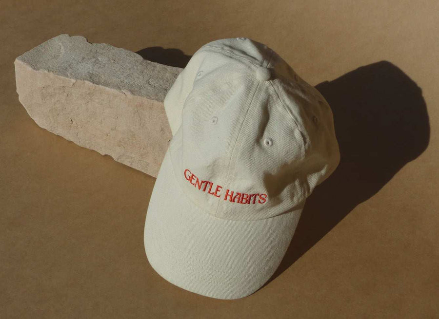 Gentle Habits Positive Outcomes Cap Cream Red
