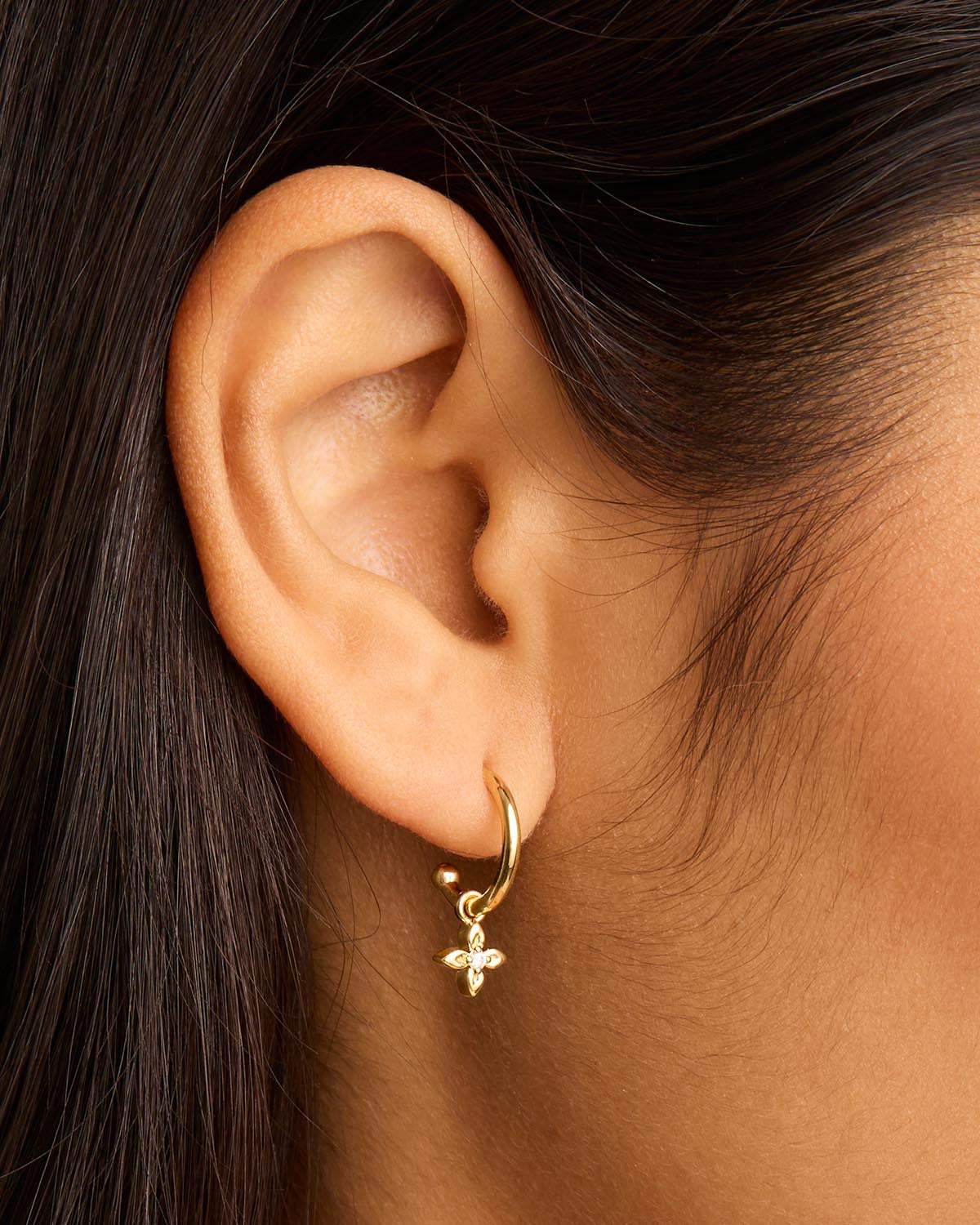 By Charlotte Live in Light Hoop Earrings