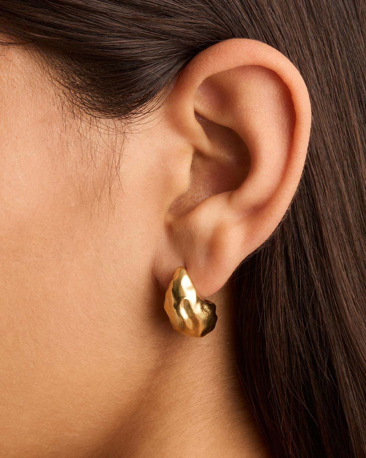 Charlotte 18k Gold Vermeil Wild Heart Large Earrings