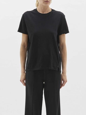 Bassike Slim Heritage Short Sleeve T/Shirt Black