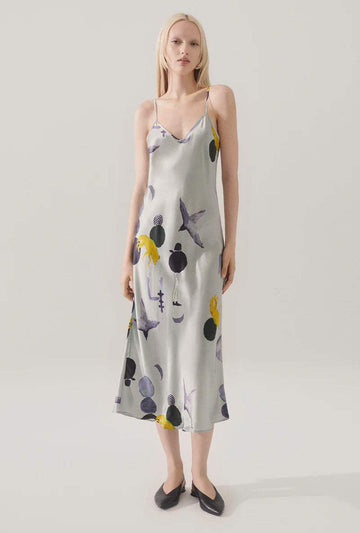 Silk Laundry 90s Slip Dress Protection