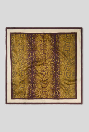 Silk Laundry Scarf Snake Skin
