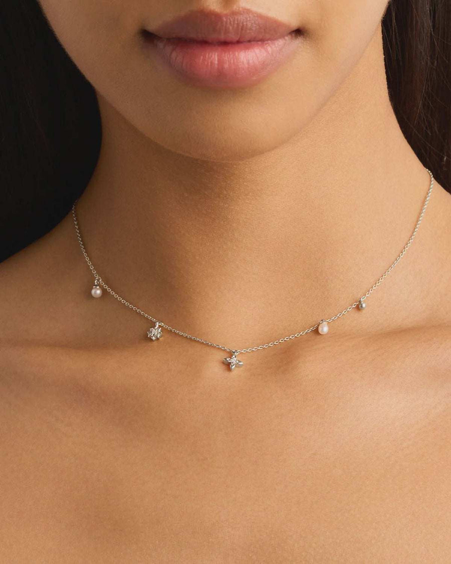 Peace Choker Silver